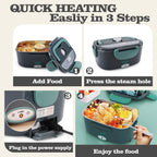 Portable Heated Lunch Box